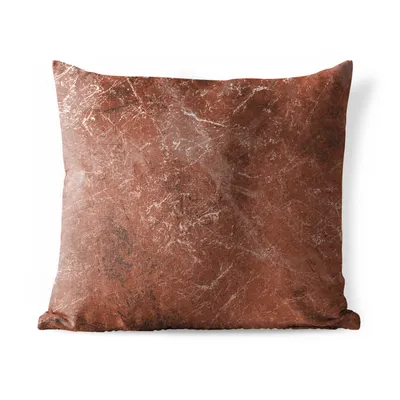 Obrázek produktu pro MuchoWow® Vnější polštář - Mramor - Vzory - Červená -40x40 cm- Odolnost proti povětrnostním vlivům - polštář do obývacího pokoje
