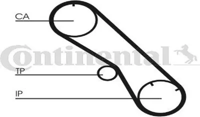 Produktbild von Continental ContiTech CT1153 Zahnriemen für TOYOTA LAND CRUISER 100 (UZJ100) LAND CRUISER 80 (J8)