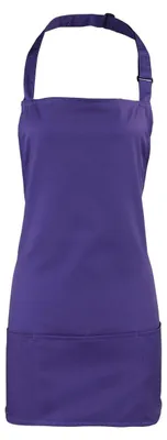 Produktbild von Premier - Latzschürze "Colours" LT2638 (62 cm x 60 cm) (Violett)