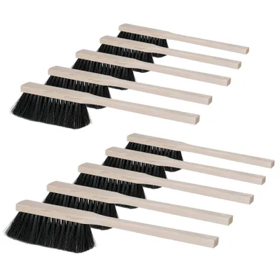 Produktbild von 10x Handfeger mit langem Holzstiel, Rosshaarmischung, Länge 430 mm