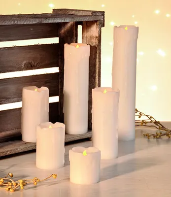 Produktbild von LED Kerzen 6er Set flammenlos