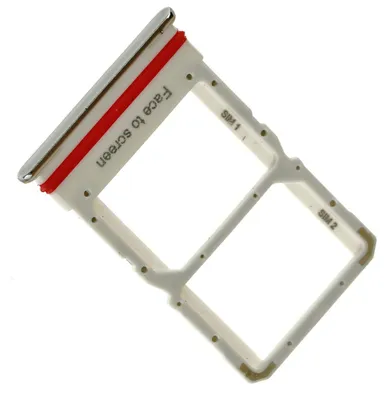 Produktbild von Xiaomi Mi 10 lite Sim Karten Halter Tray Fach (White), Weiß