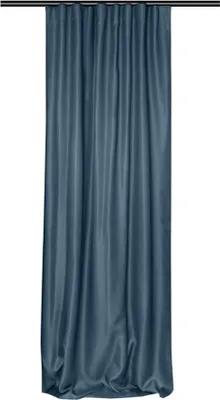 Image de Home Style Rideau fini - Occultation - Avec anneaux - 135x260 cm - Bleu marine