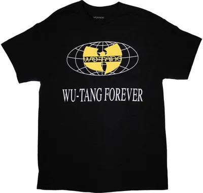 Image de Wu-Tang Clan - "Tour '23 Wu-Tang Forever" T-shirt homme/femme unie RO10970 (S) (Noir)