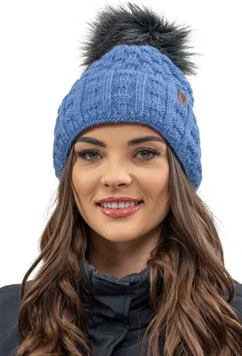 Produktbild von Vivisence Wintermütze mit Bommel Damen Universalgröße - Warm für Winter und Herbst Elegant Bommelmütze Kopfbedeckung frauen Klassisch mütze - Jeans