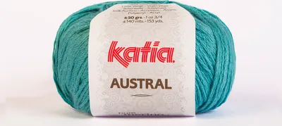 Produktbild von AUSTRAL von Katia - SMARAGD (104) - 50 g / ca. 140 m Wolle