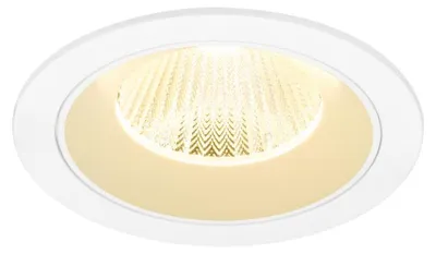 Immagine prodotto di SLV 1009787 NUMINOS® L, plafoniera da incasso, 3000 K, 40°, IP20, rotonda, bianco