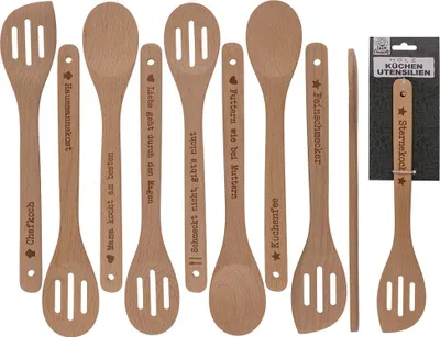 Produktbild von Holz-Küchenutensilien Slogans 30 cm 3