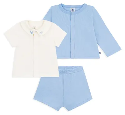 Zdjęcie produktu dla Petit Bateau, zestaw ubrań na dzień dla dziecka, model "Flo", dla dziecka w wieku 18 miesięcy