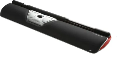 Obrázok produktu pre Contour Design RollerMouse Red, Optický, RF Wireless + Bluetooth + USB Type-A, 2800 DPI, Čierna, Strieborná