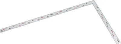 Produktbild von Shinwa 12561 Zimmermannswinkel 50x25cm - by FAMEX - Winkelmesser Schreinerwinkel Messwinkel, 8 Skalen (32589)