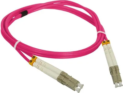 Image de A-LAN Alantec FOC-LCLC-5MMD-5-4 InfiniBand/fibre optic cable 5 m LC Violet