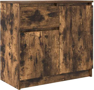 Produktbild von Sideboard mit Schublade Räuchereiche 71x35x65 cm Holzwerkstoff