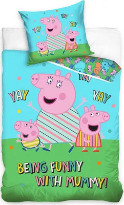 Produktbild von Babybettwäsche Schweinchen Pepina Beste Mami