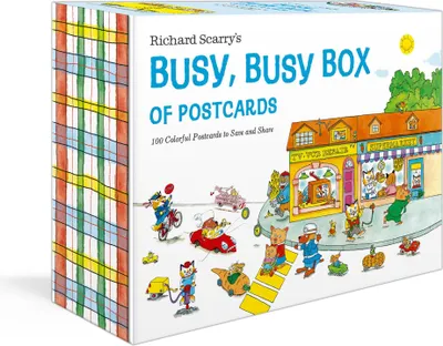 Produktbild von Richard Scarry's Busy, Busy Box of Postcards