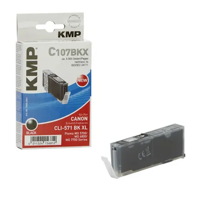 Image de KMP C107BKX - 11 ml - à haut rendement - noir