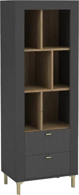 Produktbild von Bücherregal Kommode Highboard MOSSO 04 schwarz