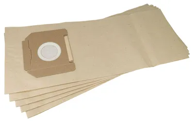 Produktbild von vhbw 5x Staubbeutel kompatibel mit Bosch GAS 35 M, GAS 35 M AFC Staubsauger - 36,2cm x 21,6cm braun