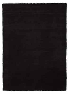Image de carpetfine petit Tapis de laine Gabbeh Lola Gris foncé 160x230 cm | Tapis moderne pour le salon et la chambre à coucher