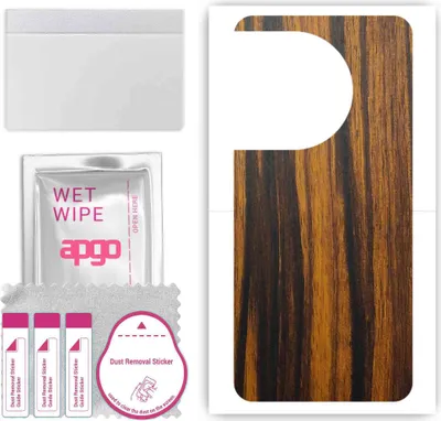 Produktbild von apgo Rückseite Schutzfolie, Skin, kompatibel mit OnePlus 11, Hinten Displayschutzfolie aus Vinylfolie, kratzfest, einfache Montage - Tigerwood