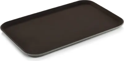 Produktbild von 5x Tablett Gastro schwarz eckig 60 x 40 cm rutschhemmend PP