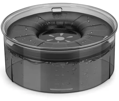Produktbild von Solidchoice - Wassernapf für Hunde, 3 Liter, mit spritzwassergeschütztem Design