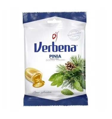 Obrázok produktu pre Verbena Cukierki pinia, zioła, witamina C, 60 g