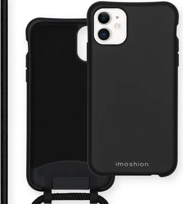 Produktbild von imoshion Color Backcover mit abtrennbarem Band iPhone 11 - Schwarz
