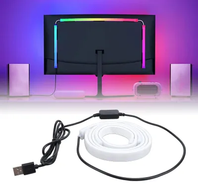 Obrázok produktu pre LED podsvietenie pre herný monitor, RGB pásik s 16 miliónmi farieb