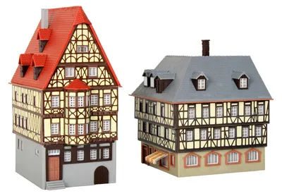 Produktbild von Kibri 37101 - N Hohes Haus und Eckhaus - Neu