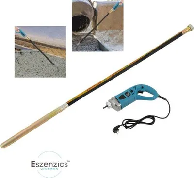 Obrázek produktu pro Elektrická vibrační tyč na beton 1300 W – robustní – vibrační tyč o délce 1,5 m pro rychlé zhutnění betonu