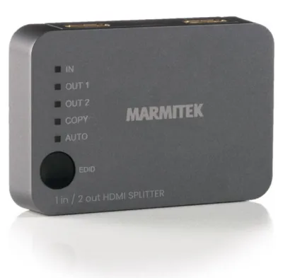 Produktbild von HDMI-Signalteiler - 1 Eingang, 2 Ausgänge - 4K60 - HDR - EDID-Umschalter - Dolby Atmos