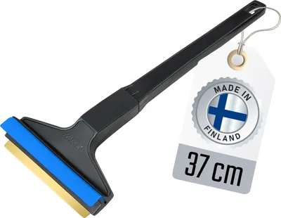 Zdjęcie produktu dla Skrobaczka do lodu samochodowa mosiężna MURSKA skrobaczka do lodu o długości 37 cm szybka, łatwa i bezwysiłkowa skrobaczka do szyb mosiężne ostrze z Finlandii