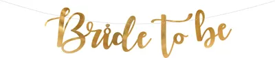 Immagine prodotto di Girlanda della sposa 80x19cm oro metallizzato