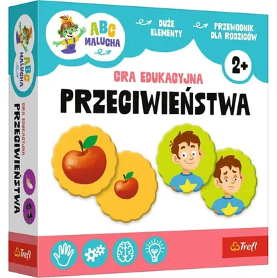 Productafbeelding van Trefl: Leerplezier voor kinderen: ABC-spel met tegenstellingen, geschikt vanaf 2 jaar