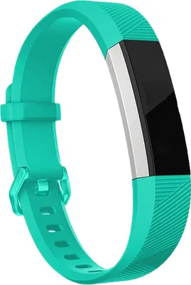 Image de Bracelet sport taille S pour Fitbit Alta, Alta HR Bracelet de remplacement en silicone, bleu clair
