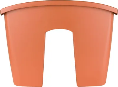 Produktbild von 8x Blumenkasten 40cm Hängetopf Blumentopf Balkontopf Geländertopf DCRO Terrakotta