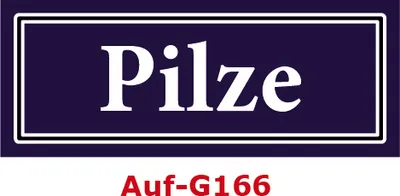 Produktbild von 100 Stück Gewürzaufkleber Pilze 40x16mm Gewürzetiketten Sticker Lebensmittel (Auf-G166)