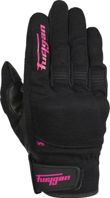 Immagine prodotto di Guanti da moto Furygan Jet D3O da donna, nero/rosa, XS