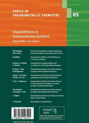 Produktbild von Organolithiums in Enantioselective Synthesis