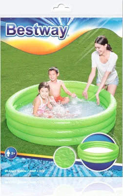 Produktbild von Bestway Planschbecken 3-Ring Pool Farbe: Grün