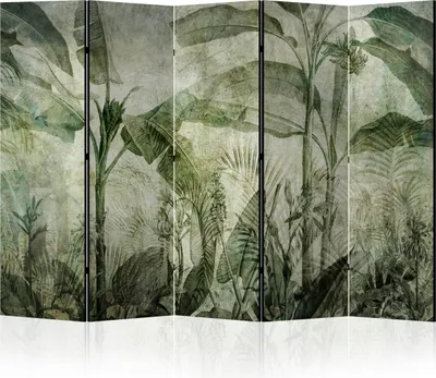 Produktbild von LUMASOUL Paravent doppelseitiger, Paravent Raumteiler Innen, Natur Motiv, 225x172 cm