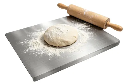 Immagine prodotto di Tagliere in acciaio inossidabile, 60 x 40 cm, robusto, adatto per carne e verdure