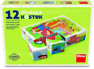 Produktbild von DINO Bildwürfel Beruf, 12 Würfel