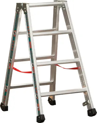 Produktbild von Alu-Stufen Stehleiter Mod. S30577 - Stufenanzahl: 2 x 4, Länge: 1,00 m