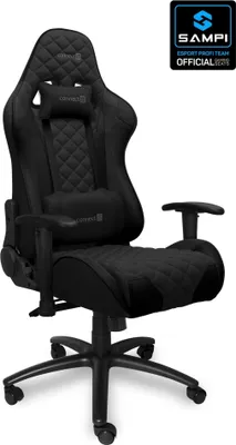 Produktbild von Connect IT CGC-1200-BK, PC-Gamingstuhl, 150 kg, Gepolsterter Sitz, Gepolsterte Rückenlehne, Schwarz, Stahl