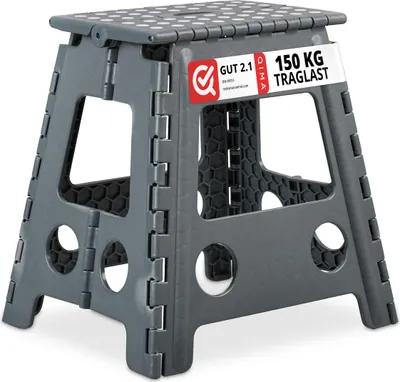 Immagine prodotto di Sgabello pieghevole Relaxdays XL fino a 120 kg Sgabello Seduta Sgabello Sgabello Sgabello Sgabello Sgabello Gradino