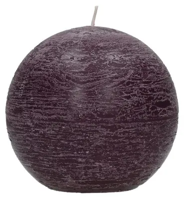 Zdjęcie produktu dla Świeca Pomax, wykonana z wosku parafinowego, kolor fioletowy, średnica 9 cm