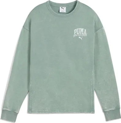 Produktbild von Puma PUMA CLASS Comfort Washed Crew TR - grün, Größe:S
