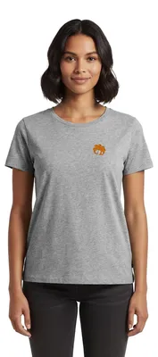 Produktbild von Spreadshirt Pumuckl Stickdesign Frauen Premium T-Shirt, XXL, Grau meliert